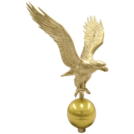 Eagle Ornament 11.25x12 Gold